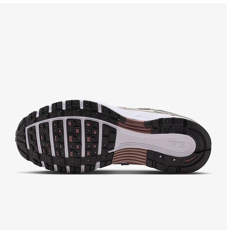 Nike Authentic P-6000 Damen-Sneaker mit niedrigem Schaft und Schnürung, verschleißfest, für den täglichen Freizeitgebrauch BV1021-110