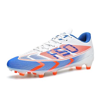 Professional Grass AG /FG Soccer Shoes PU Fabric Integrated Upper TPU Tough Sole Wear Resistant Anti-slip Youth Footwear