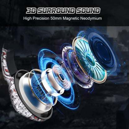 ONIKUMA K19 Gaming Headset Headphones Wired Noise Cancelling Stereo Earphones With Mic