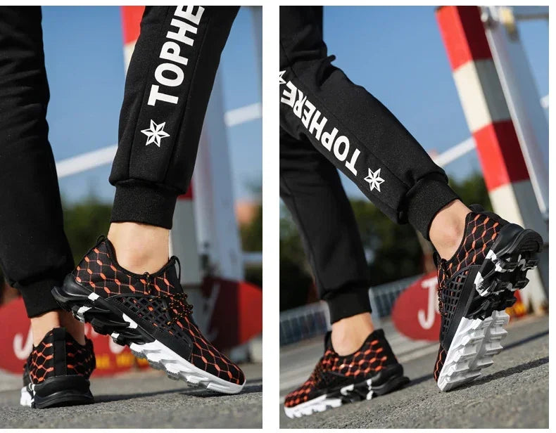 Men's Sports Shoes Breathable Casual Walking Tennis Sports Shoes
