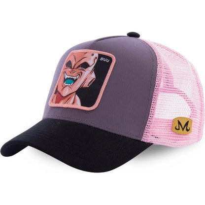 Dragon Ball Z-stilarter Anime Son Goku Bomuld Ny baseballkasket til mænd og kvinder Hip Hop Far Justerbar mesh-kasket Trucker-kasket
