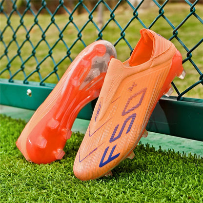 Nouvelles chaussures de football pour hommes, crampons antidérapants ultralégers FG pour gazon, chaussures de sport confortables pour adultes, chaussures de futsal antidérapantes
