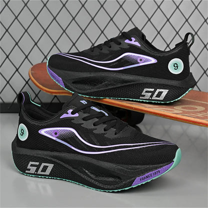Nuevas zapatillas deportivas para hombre y mujer, zapatillas de running, placa de carbono, competición de maratón masculina, amortiguación, zapatillas de entrenamiento atlético