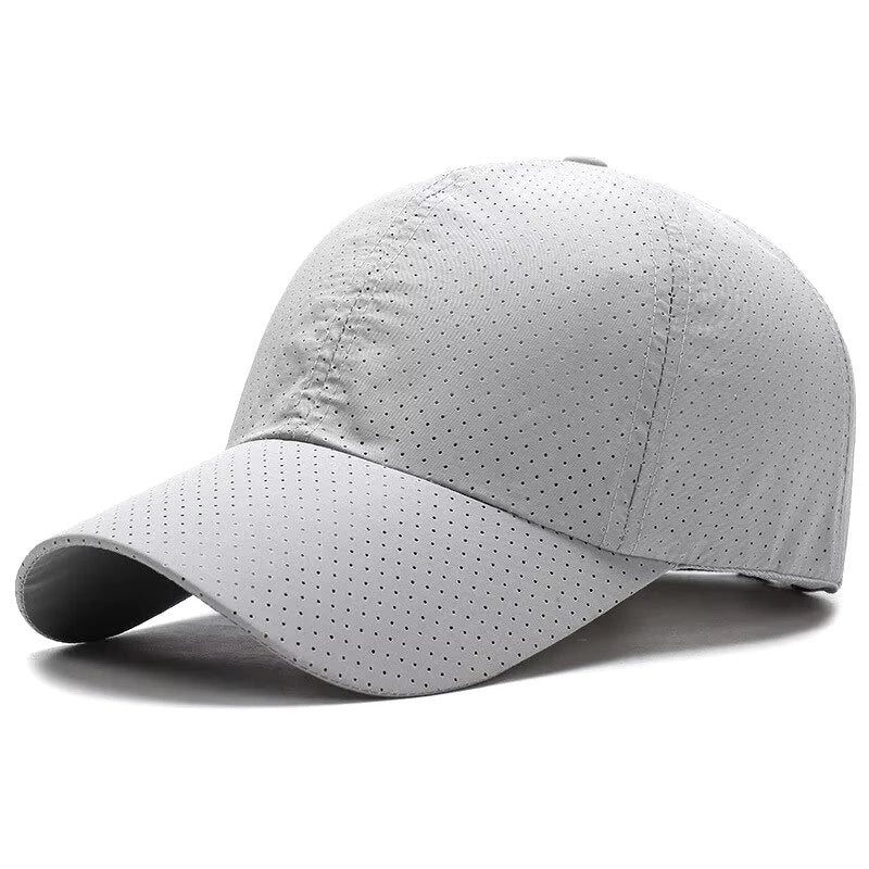Cappellino da uomo primavera-estate in rete a tinta unita, cappellino da baseball da donna autunnale, edizione coreana, cappellino parasole in rete traspirante con visiera