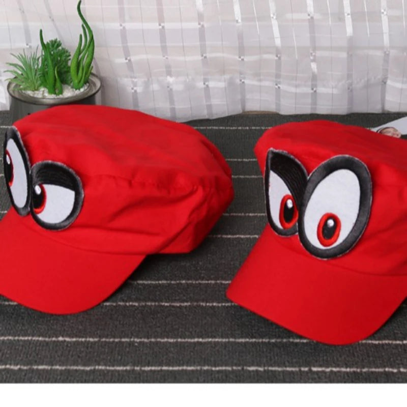 Jeu d'animation Super Luigi Brothers Chapeau de cosplay Cosplay Odyssey Unisexe Adulte Drôle Chapeau de soleil à grands yeux Casquette de baseball