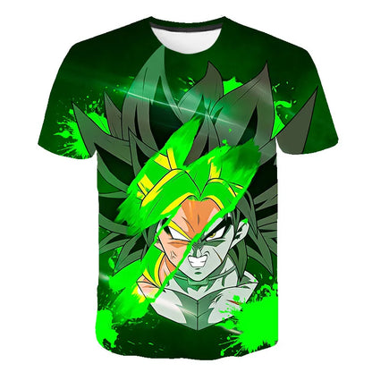 Vyriški marškinėliai Dragon Ball Z, marškinėliai berniukams, vaikiški drabužiai, vasariniai trumpomis rankovėmis, vaikiški animacinių filmų marškinėliai, viršutiniai drabužiai, marškinėliai berniukams