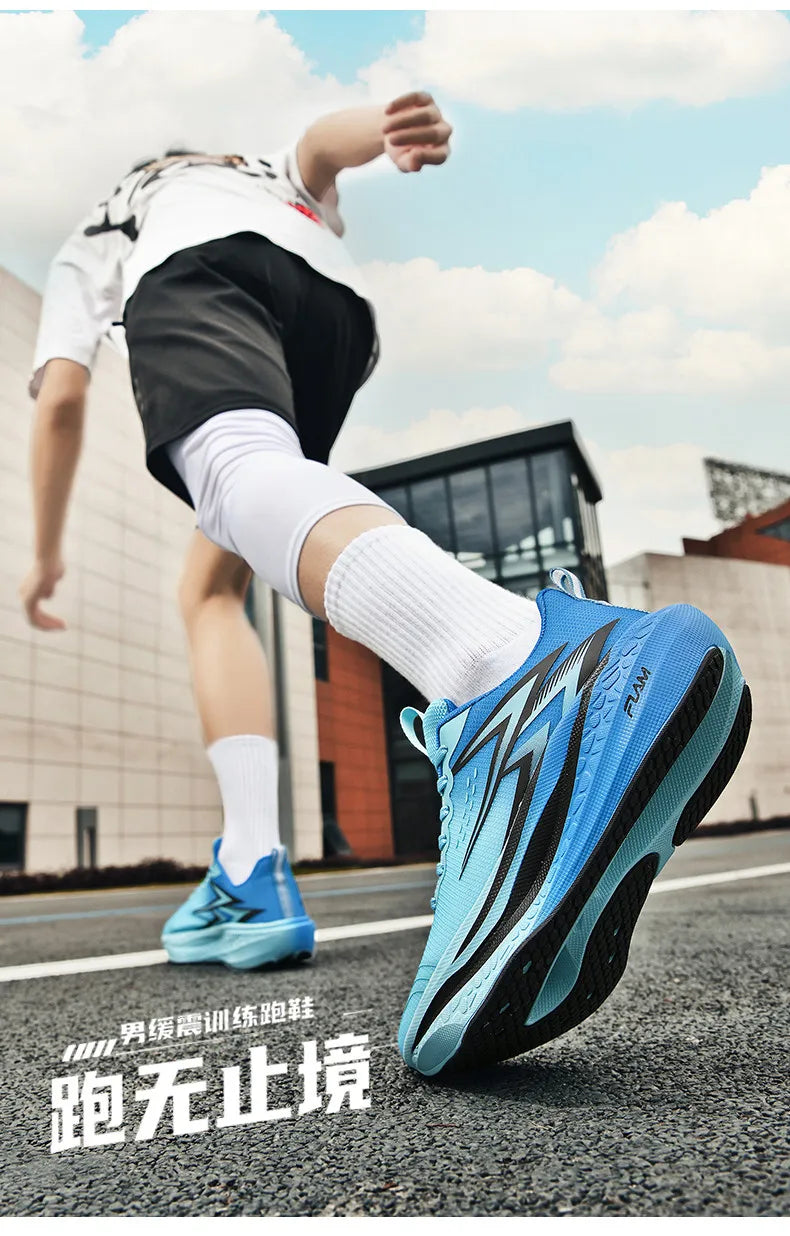 Running Shoes Carbon Board Speciality Marathon Men Sports Breathable Lightweight Women's Comfortable Athletic Nonskid Sneakers