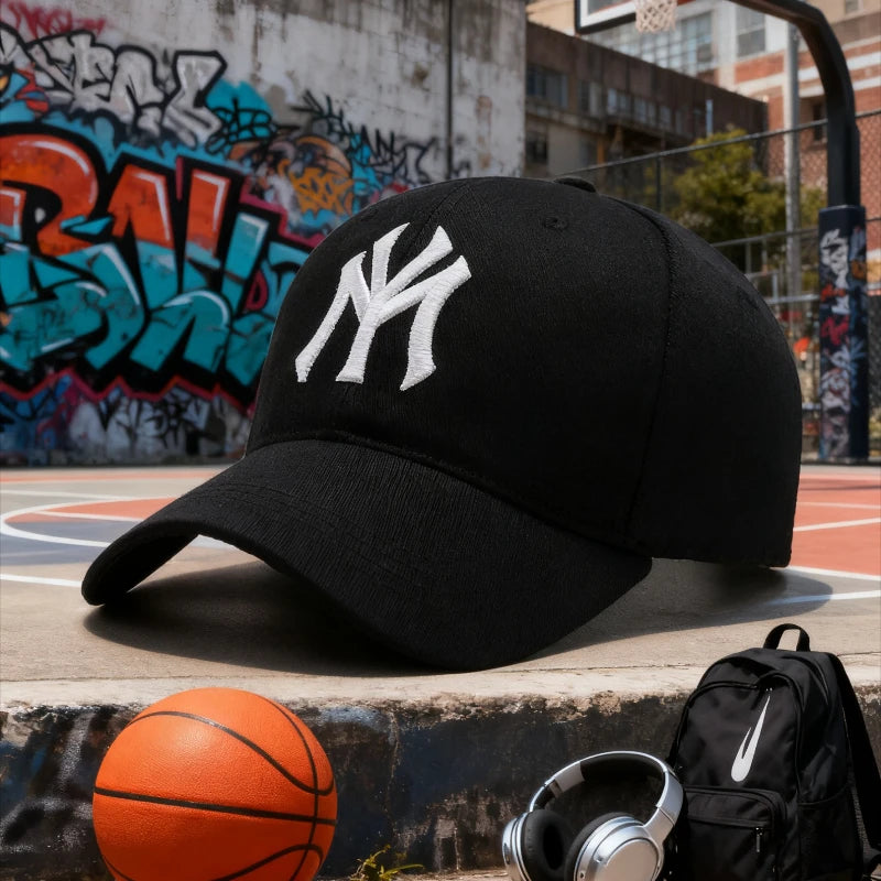 Fashion Baseball Caps Cotton Embroidery Letter Adjustable Unisex Hip Hop Trucker Hat Casual Snapback Cap Outdoor Sport Daily Cap