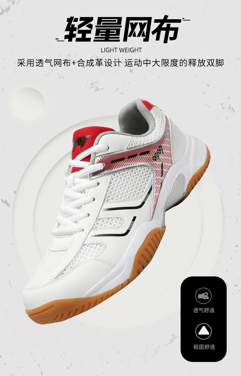 Scarpe professionali da badminton 2025, nuove sneakers da tennis da uomo, traspiranti e antiscivolo, scarpe sportive da pallavolo per uomo e donna