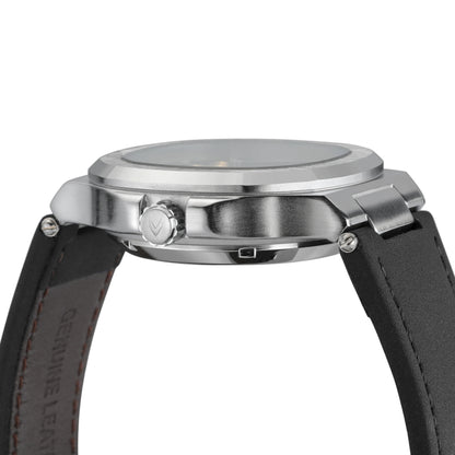 2025High-end Luxury SKROX Square Man Watch Sapphire Tourbillon Steel Skeleton Moon Phase Automatic Movement Leather Male Watches