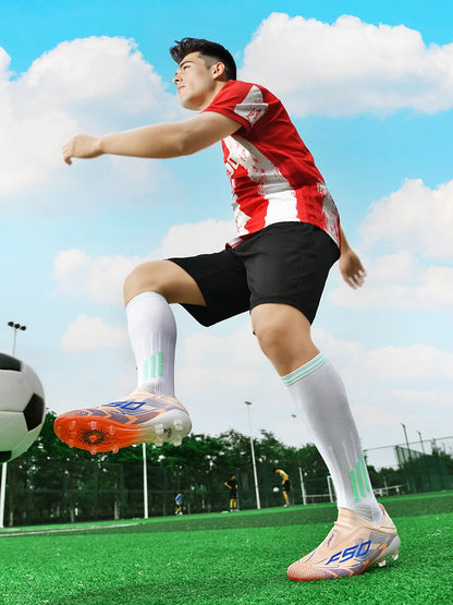 Men's Football Boots New Society Grass Tennis Adult Breathable Ultralight Outdoor Sports Male Soccer Shoes Sneakers Football Shoes