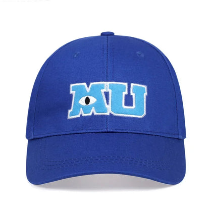 1/3/5/9PCS/Set Monster University Monster Power Company Sullivan Furry Big-eye School Emblem MU Single-eyed Baseball Cap Casual