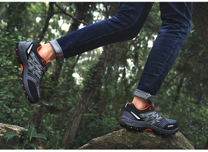 Scarpe da trekking da uomo Brand in mesh traspirante, scarpe da viaggio outdoor impermeabili per caccia e pesca, scarpe sportive da montagna, fuoristrada e riding