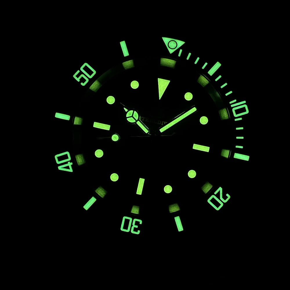 STEELDIVE SD1954V Ceramic Bezel 41MM Stainless Steel Case 300M Waterproof Vintage Luminous NH35 Automatic Men's Dive Watch