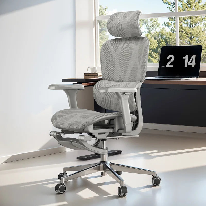 2025 New Ergonomic Office Chairs Gaming Chair Desk Seats Home Seat With Footrest Lumbar Support For Comfortable Long Sitting