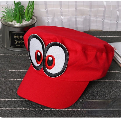 Jeu d'animation Super Luigi Brothers Chapeau de cosplay Cosplay Odyssey Unisexe Adulte Drôle Chapeau de soleil à grands yeux Casquette de baseball