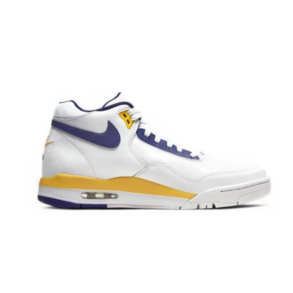 Retro basketbalové boty Nike Flight Legacy Mid-Top s protiskluzovou, odolnou a odpruženou konstrukcí, unisex, BQ4212-102