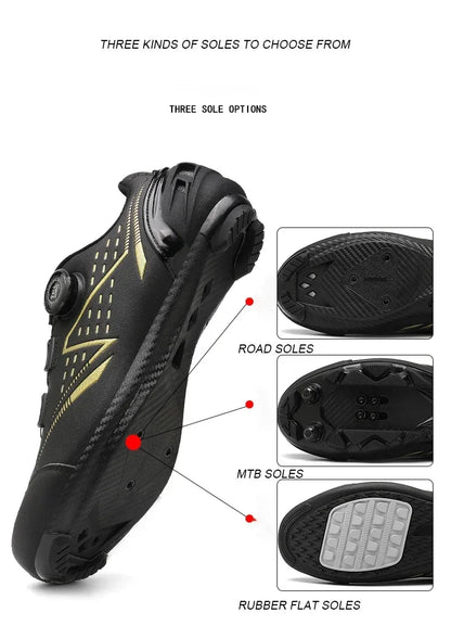 Professional Men Mtb Cycling Shoes White Racing Self-Locking 2024 Speed Road SPD Bicycle Sneakers New Women Flats Cleats Shoes