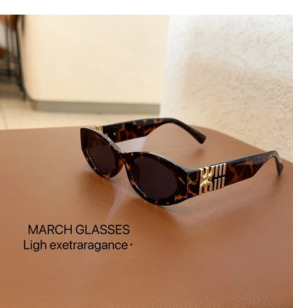 Divatos ovális napszemüveg nőknek és férfiaknak, trendi, menő napszemüveg hölgyeknek, utcai stílusú, retro prémium szemüvegek, Gafas De Sol UV400