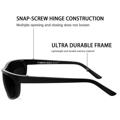 Z87 Oversized Safety Sunglasses Men Big Wide Heads TR90 Ultralight UV400 Sport Driving Fishing Z8807