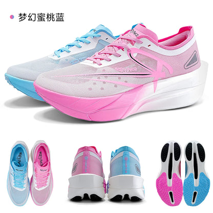 2025 New Full Palm Nylon Carbon Plate Running Shoes Double Layer Double Density Marathon Training Shoes Irunsvan&ACTBASE 25126