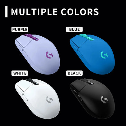 Logitech G305 wireless mouse, 12000 DPI, HERO sensor, 9-month battery life, sensitive hotkeys, suitable for casual gamers.