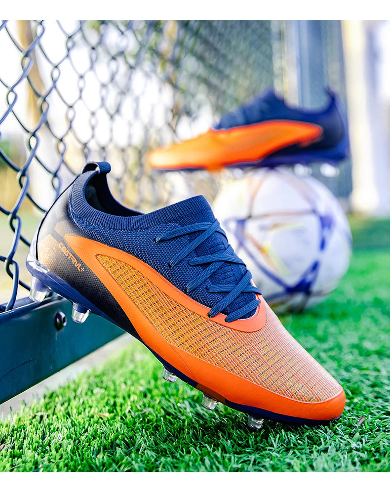Scarpe da calcio TF da uomo, sneakers professionali per calcetto e futsal, scarpe da soccer casual da uomo di alta qualità per allenamento