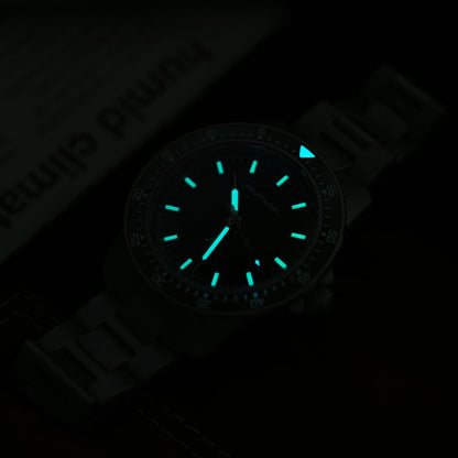 MILITADO  ML25 Quartz Dive Watch VH31 Sweep Second Sapphire Crystal 200M Waterproof BGW9 Lume Ceramic Bezel Men Watch