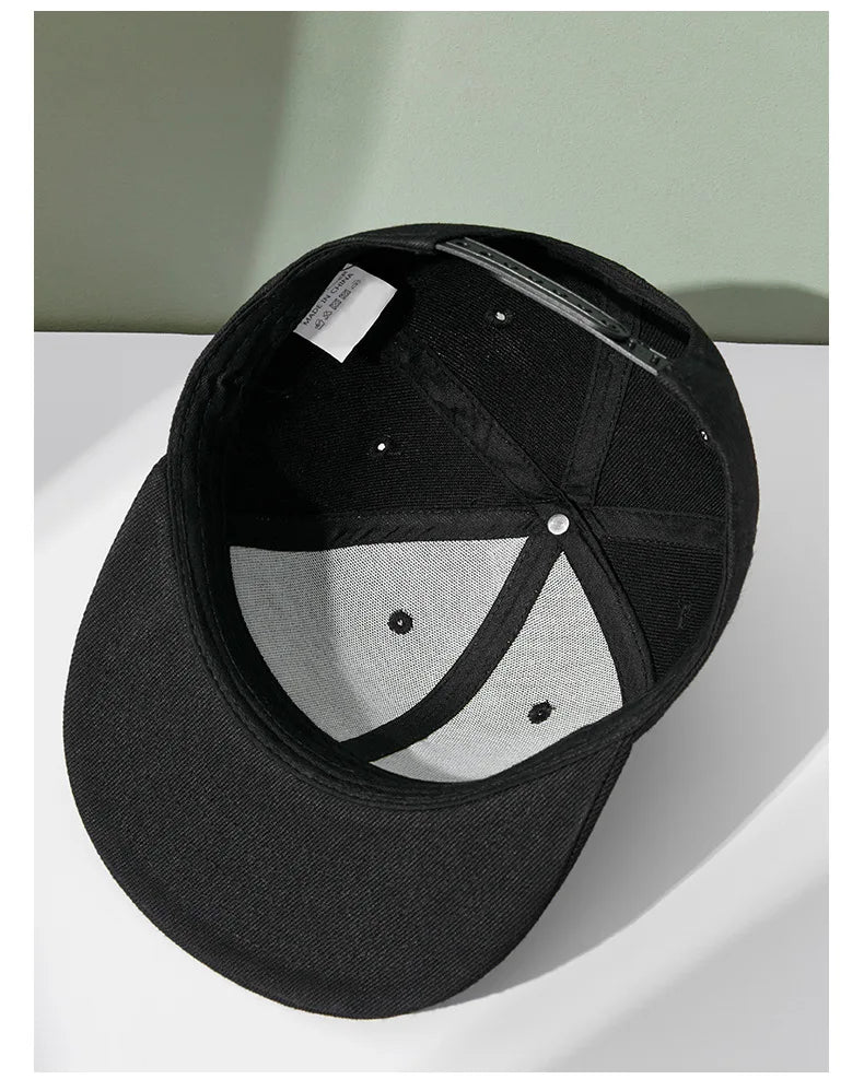 Engros 40 farver Justerbare flade snapback-kasketter med skygge Dame Mode Polyester Enfarvet baseballkasket Herre Hiphop Blank Sportskasket