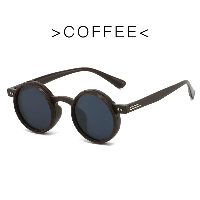 360° Rotating Adjustable Sunglasses Round Frame Polarized Sunglasses Outdoor UV Resistant Sunglasses Protective Glasses