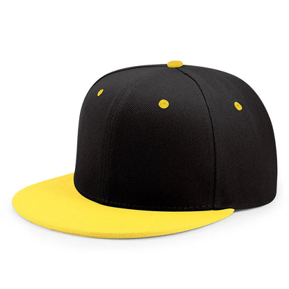 Engros 40 farver Justerbare flade snapback-kasketter med skygge Dame Mode Polyester Enfarvet baseballkasket Herre Hiphop Blank Sportskasket