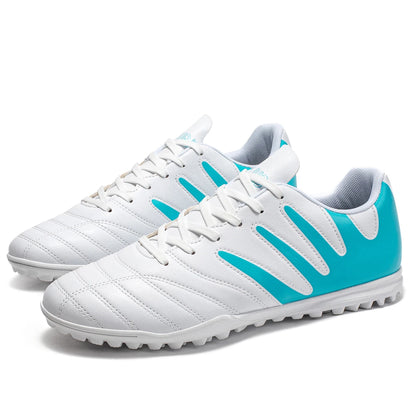 Chaussures de football Sport Essential TF Turf, tissu PU intégré, semelle en caoutchouc antidérapante, résistantes à l'usure, unisexes, décontractées.
