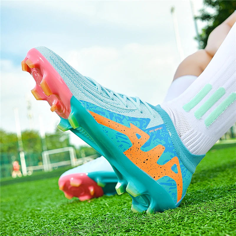 Nouvelles chaussures de football professionnelles pour hommes, chaussures de soccer pour adultes, crampons de football, chaussures de sport ultralégères pour l'entraînement et les activités de plein air, pointures 35-4