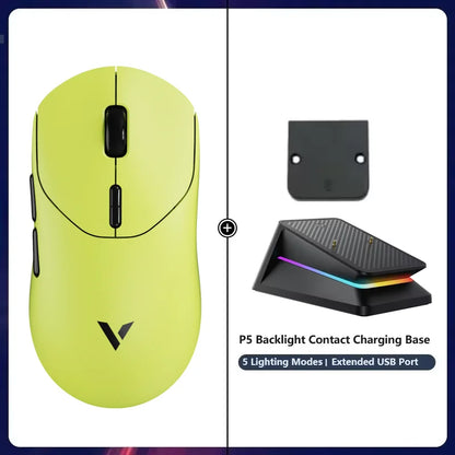 Rapoo VT2 MAX Wireless E-sports Gaming Mouse with 8K Polling Rate Optical Sensor Ergonomic Design 53g Lightweight for PC Latop