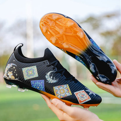 Lawn Nails Wear-resistant Professional Football Shoes Multi-color Grip Strong Balance Summer Outdoor Football Training Shoes