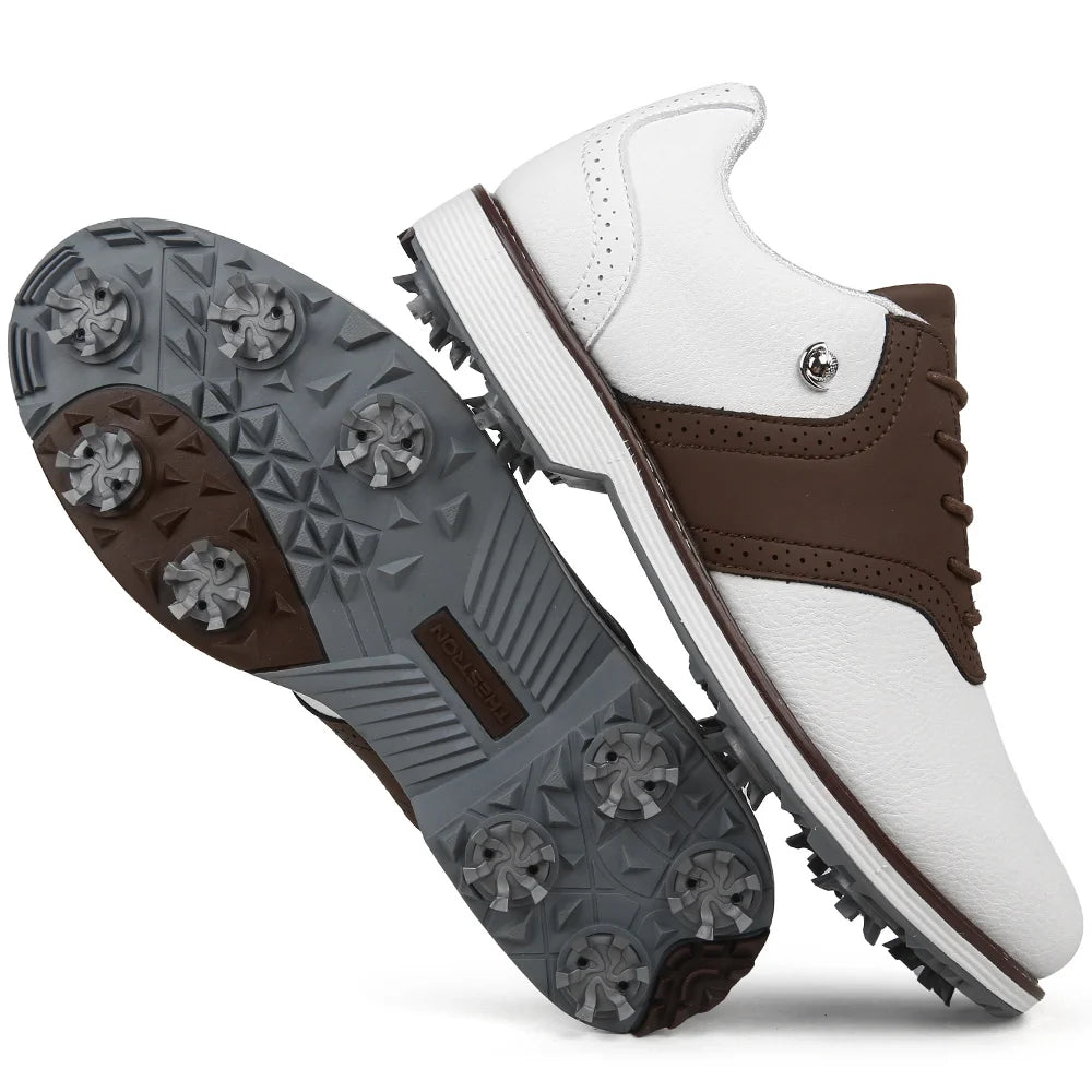 New Men Golf Shoes, Professional Golfers Shoes, Waterproof Comfortable Golf Footwear, Non-Slip