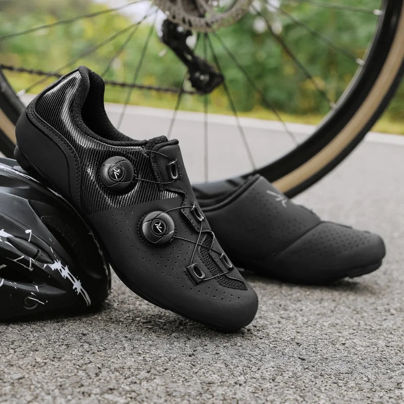 2025 new arrival professional cycling shoes, racing road bike SPD cleat shoes, ultralight self-locking MTB bicycle sneakers unisex