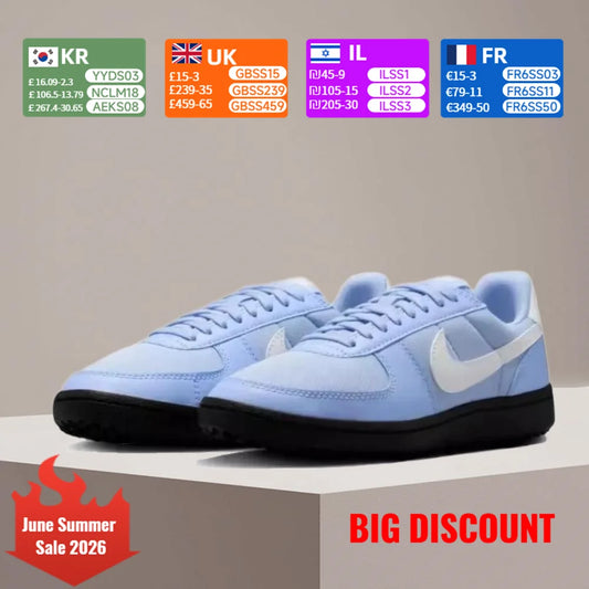 Nike FIELD GENERAL Athletic Casual Wear Durable Slip-Resistant Low-Top Stylish Versatile Durable Sneakers FZ5593-400