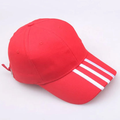 Cappellini da baseball da uomo, casual in cotone, ricamati, a righe, con chiusura a scatto, in stile hip hop; cappellini da donna per sport all’aperto; casquette da uomo; gorras