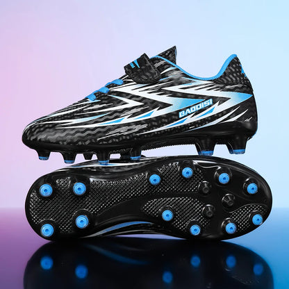 Nouvelles chaussures de football pour enfants, crampons antidérapants pour terrain de football, chaussures de football pour enfants, bottes de football d'intérieur, baskets professionnelles rapides, pointures 28-39.
