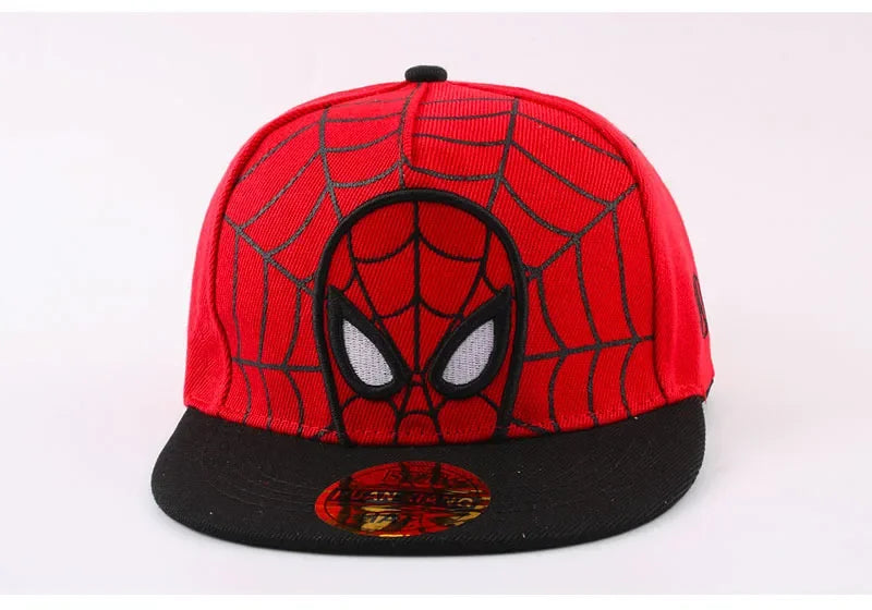 Cappellini HotAnime con Spider-Man per bambini e neonati: cappellini da baseball, cappellini snapback primaverili, cappellini hip hop regolabili