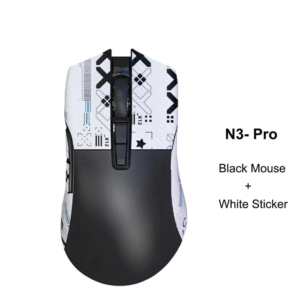 Motospeed Darmoshark N3 Pro Bluetooth Wireless Gaming Mouse Double 8K Tri-Mode Rechargeable PAW3395 64g Ergonomic Gamer Mouse