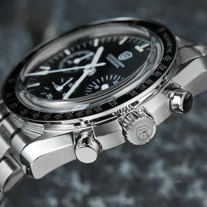 Watchdives New Wd1863 Quartz Men Watch VK63 Chronograph Bubble Sapphire Waterproof 39Mm Steel Top Brand Luxury Business Watch