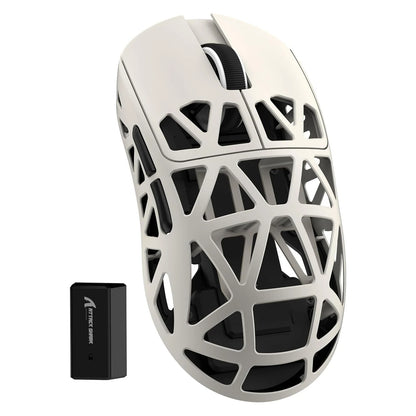 ATTACK SHARK R2 tri-mode programmable mouse, ultra-light magnesium alloy, PAW3950 42000 DPI optical sensor, 8000Hz polling rate