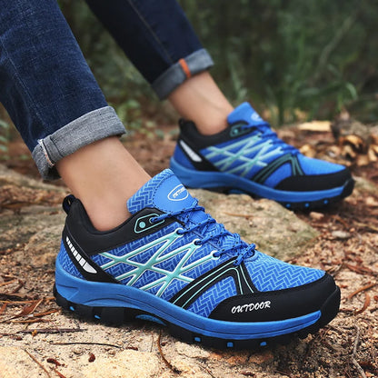 Scarpe da trekking da uomo Brand in mesh traspirante, scarpe da viaggio outdoor impermeabili per caccia e pesca, scarpe sportive da montagna, fuoristrada e riding