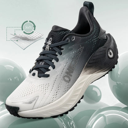 ONEMIX casual hardloopschoenen, ademende zomer-joggingschoenen voor heren, lichte gymschoenen voor dames, outdoor sportschoenen voor heren met demping