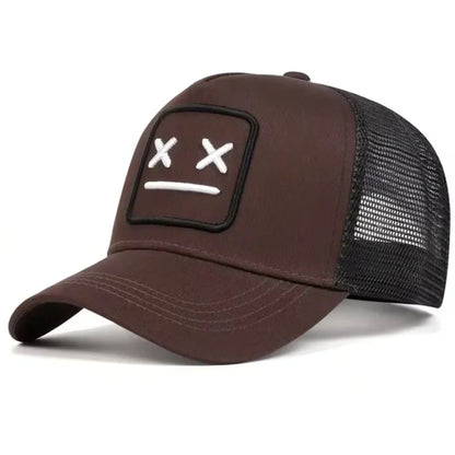 Casquettes de baseball unisexes XX brodées, à filet, ajustables, décontractées, pour le printemps et l’été, avec protection solaire
