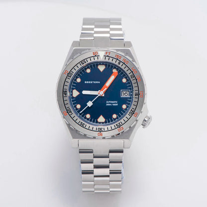 SEESTERN SUB600T Mens Diver Watch Automatic NH35 Movement Ceramic Bezel Lume Mechanical Wristwatches Sapphire Waterproof V3