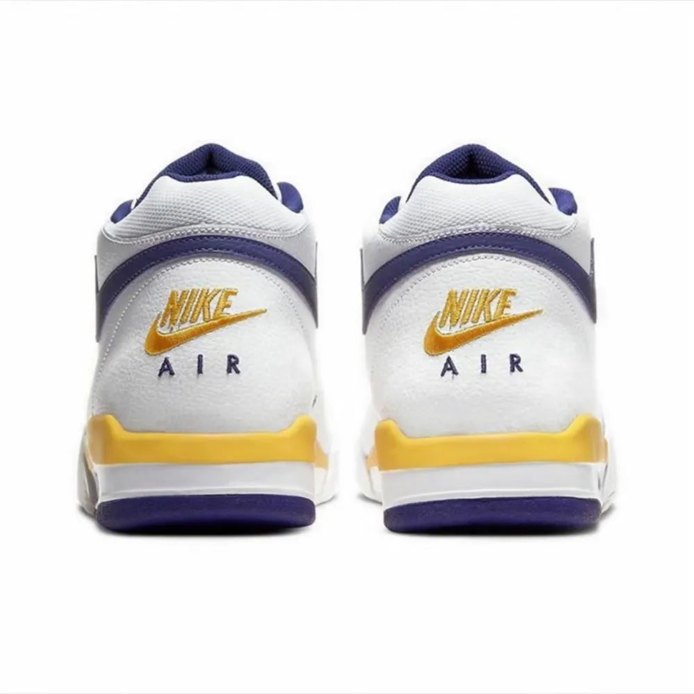 Retro basketbalové boty Nike Flight Legacy Mid-Top s protiskluzovou, odolnou a odpruženou konstrukcí, unisex, BQ4212-102