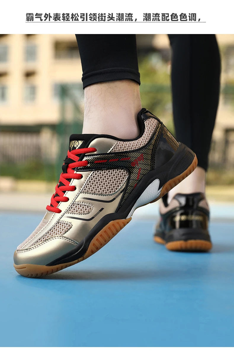 Scarpe professionali da badminton 2025, nuove sneakers da tennis da uomo, traspiranti e antiscivolo, scarpe sportive da pallavolo per uomo e donna